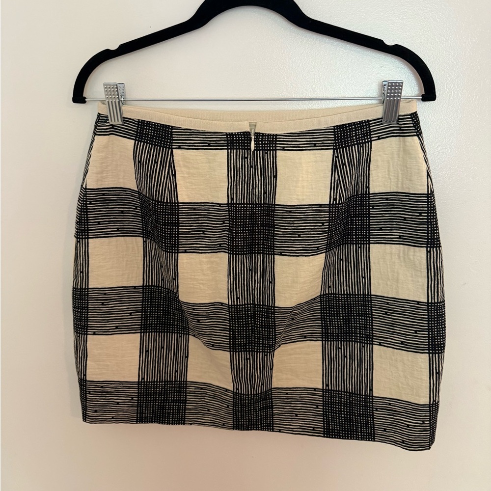 Madewell Bowery Inkcheck Mini Skirt - Picture 3 of 4